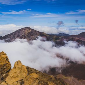 Top of Haleakala Crater - valley isle