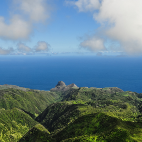 View of Maui from Maui helicopter tours