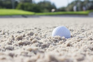Golf Ball in Sand Trap -Things to do Maui