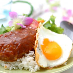 Delicious plate of the best Loco Moco on Maui