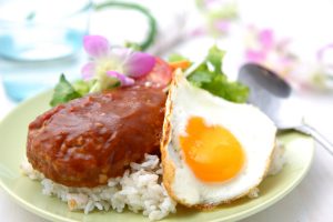 Delicious plate of the best Loco Moco on Maui