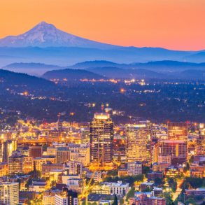 Skyline of Portland