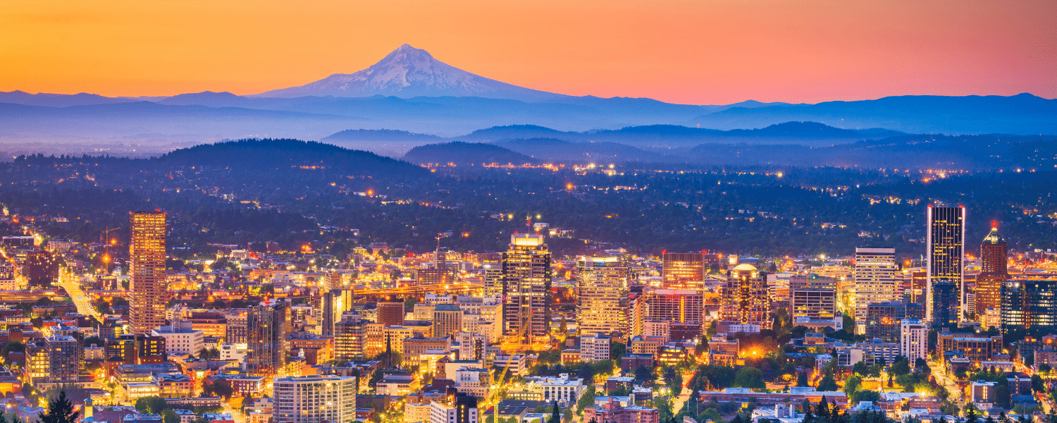 Skyline of Portland
