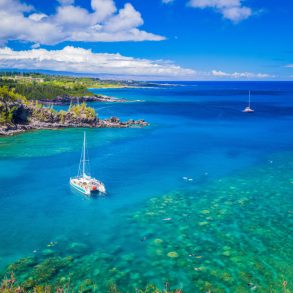catamaran in Maui