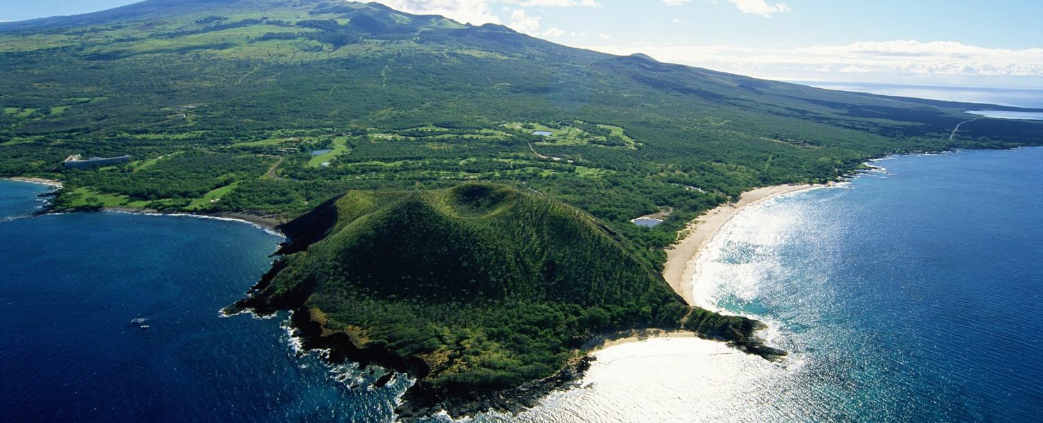 Aerial view of Maui Coast, Hawaii