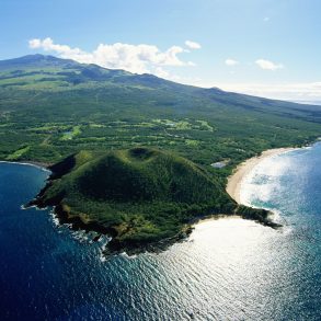 Aerial view of Maui Coast, Hawaii