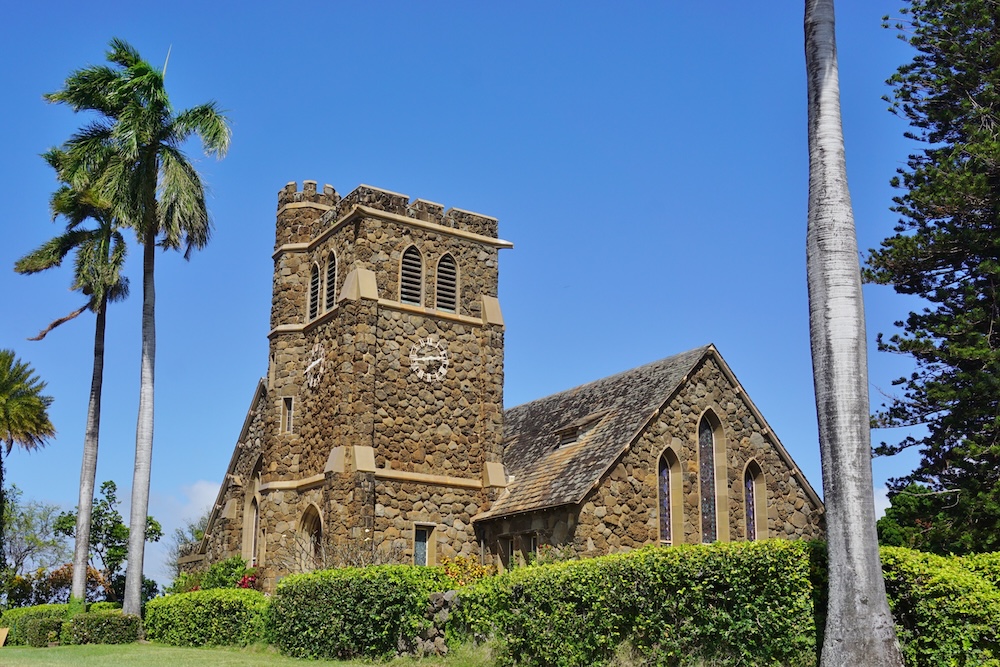 The Makawao Union Church in Maui, Hawaii